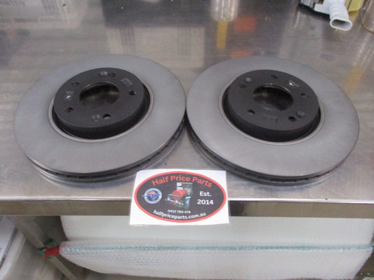 Kia Optima/Sportage/Rondo Genuine Front Disc Brake Rotors (Sold As Pair Only) New Part
