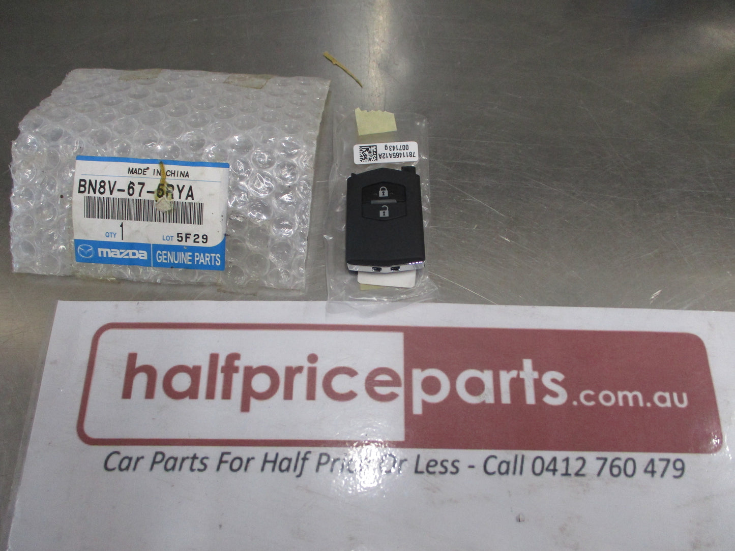 Mazda 3 Genuine Keyless Transmitter (Suits Flip Key) New Part