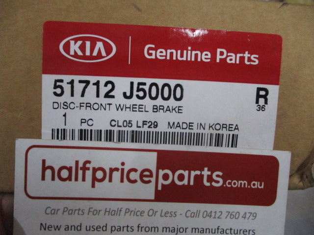 Kia Stinger Genuine Front Pair Disc Brake Rotors (Pair) New Part