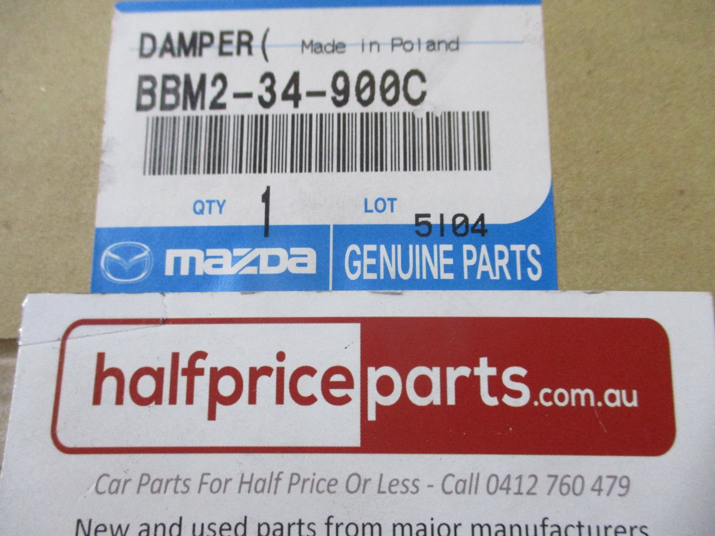 Mazda 3 Genuine Left Hand Front Strut Sedan And Hatch New Part