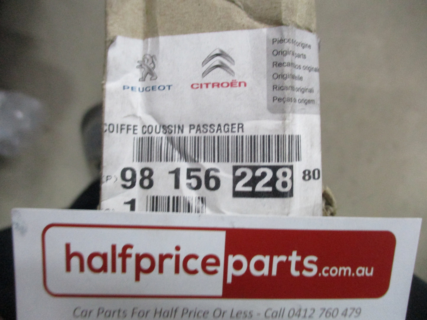 Citroen DS Genuine Passenger Seat Cushion Cover New Part