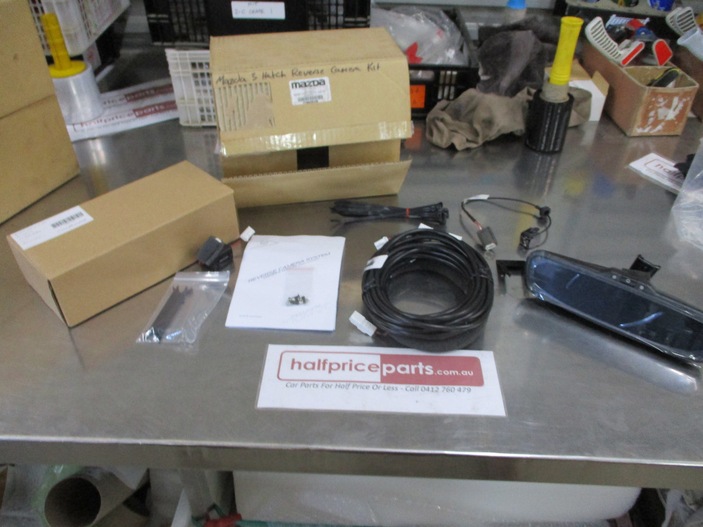 Mazda 3 Hatch Genuine Reverse Parking Camera Kit With Mirror New Part