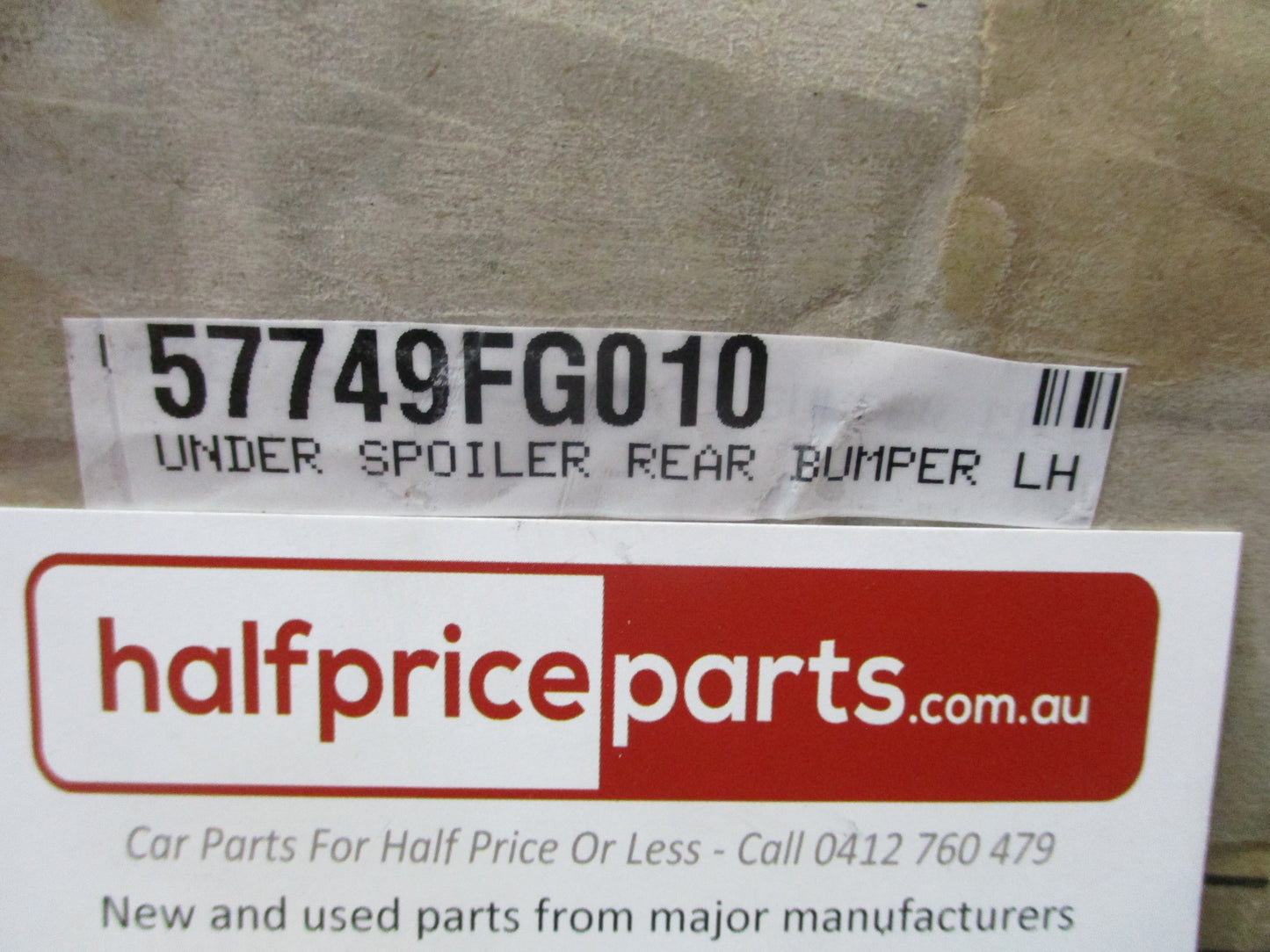 Subaru impreza/WRX Genuine Left Hand Rear Bumper Under Spoiler New Part