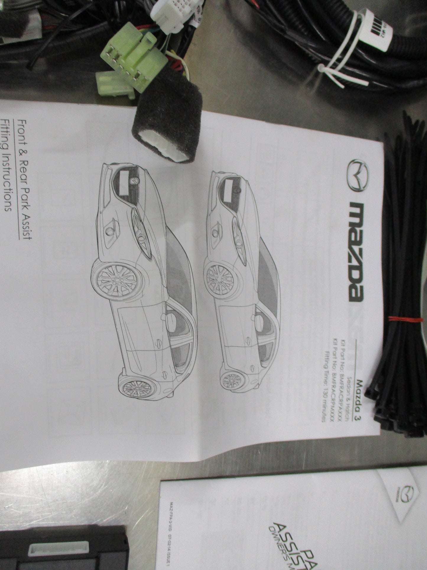 Mazda 3 Sedan/Hatch Genuine Front & Rear Park Assist Kit New Part