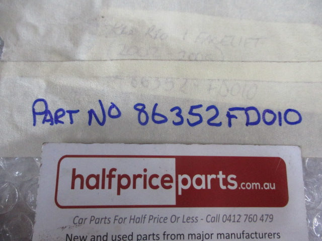 Kia Rio Genuine Front Grille Cover New Part - Few Storage Marks