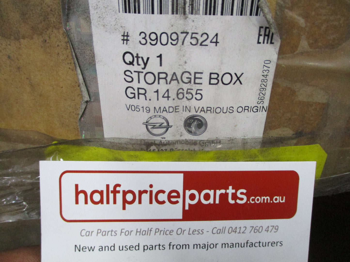Holden ZB Commodore Genuine Glove Box Assembly New Part
