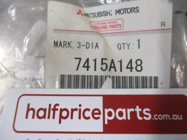 Mitsubishi Lancer/Outlander/Mirage/Eclipse Cross Genuine Front Grille Emblem New Part