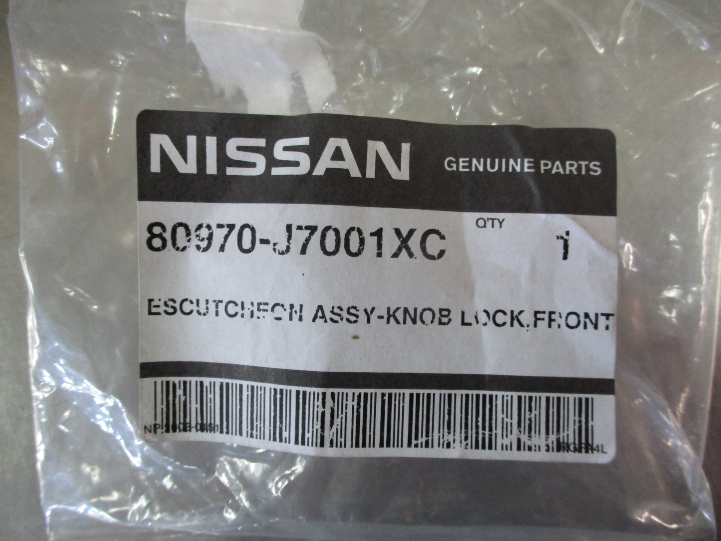 Nissan Skyline R31 Genuine Front Door Lock Surround Assembly New Part