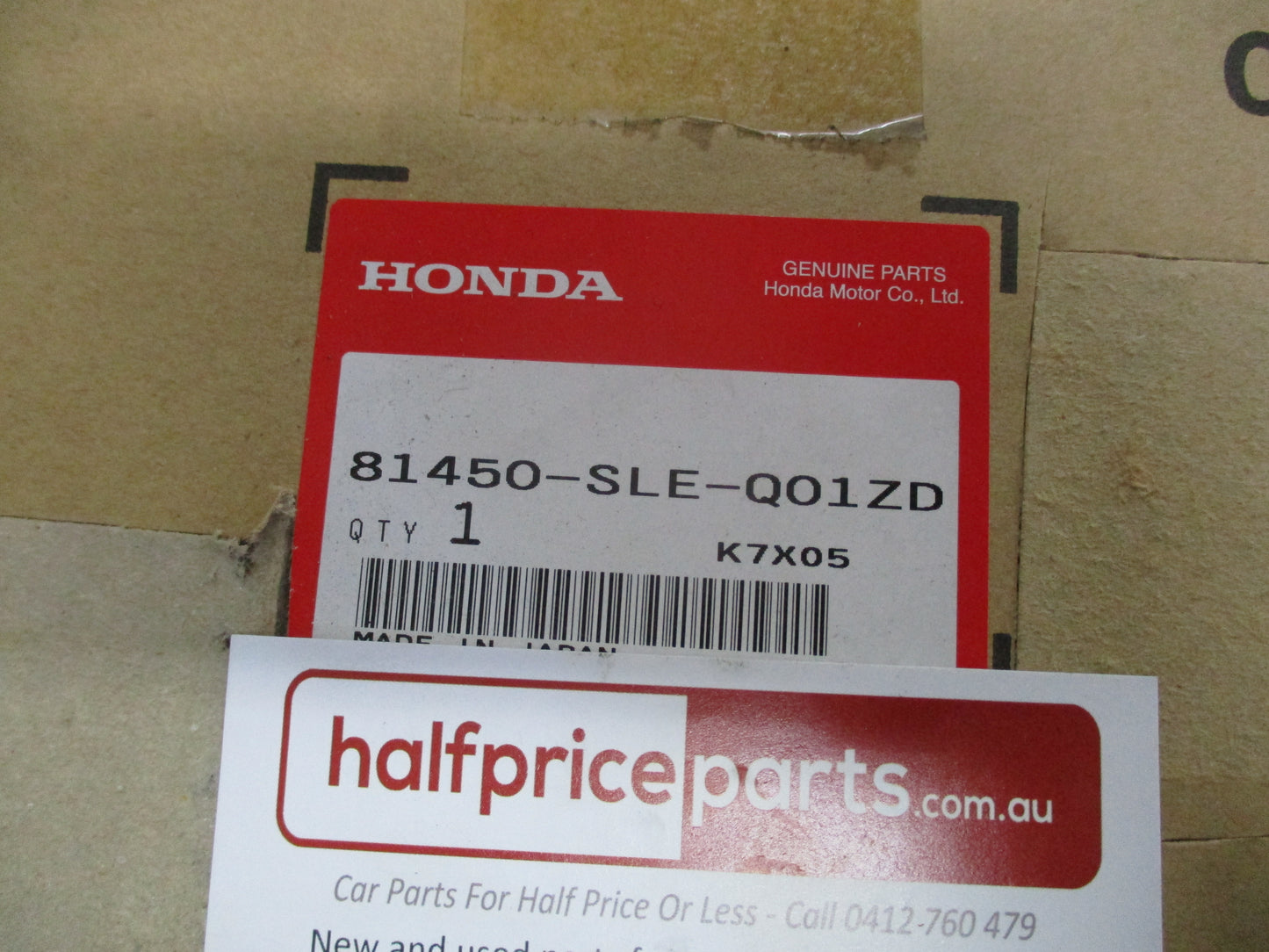 Honda Odyssey Genuine Right Hand Middle Seat Belt Outer Seat Belt Assembly New Part