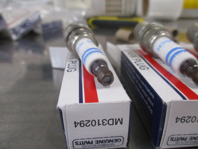 Mitsubishi 380 3.8L Sedan Genuine Set of 4 Spark Plugs New Part