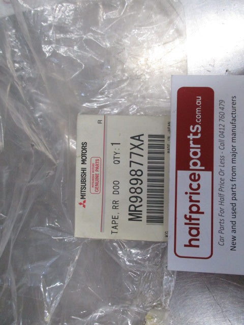 Mitsubishi Grandis Genuine Left Hand Rear Door Sash Black Tape New Part