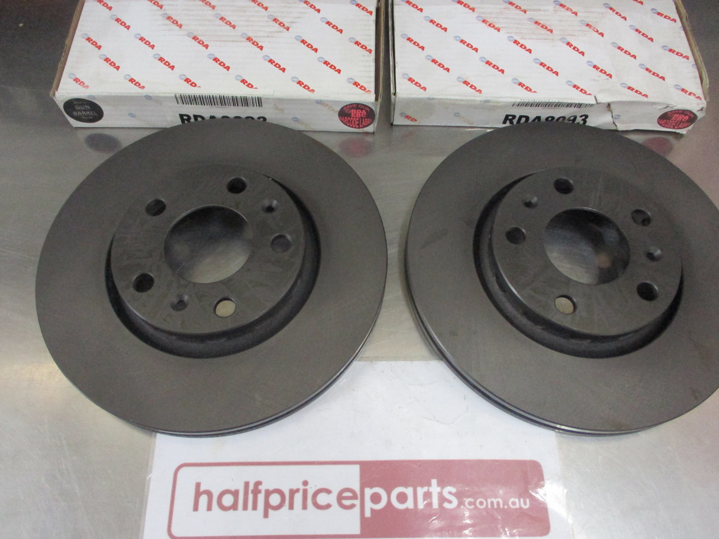 RDA Rear Disc Brake Rotors (Pair) Standard Suits Audi A8 New Part