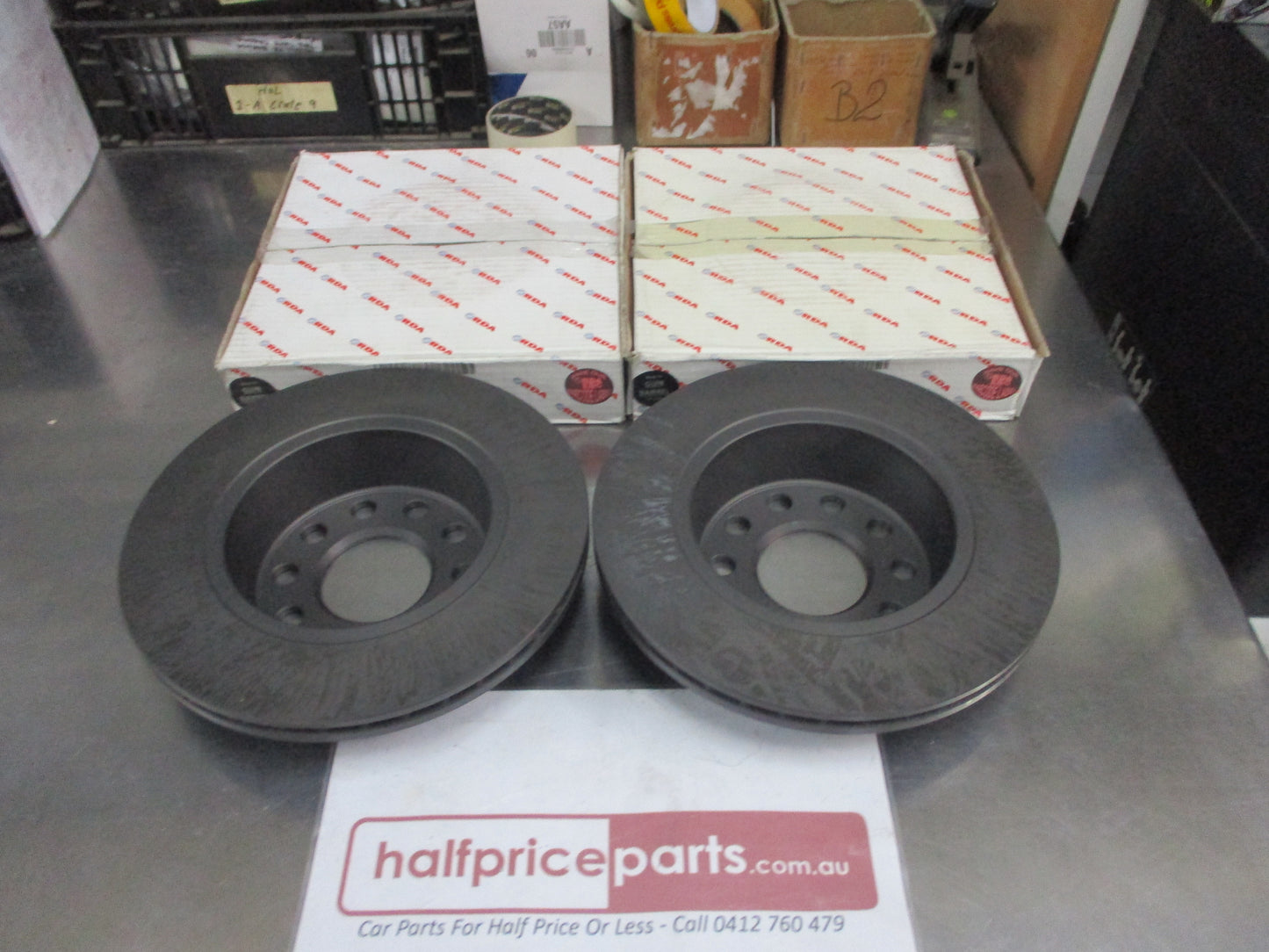 RDA Rear Disc Brake Rotor (Pair) Standard Suits Audi A6 Quattro New Part