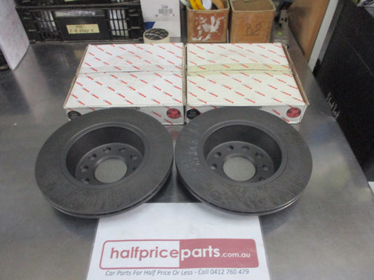 RDA Rear Disc Brake Rotor (Pair) Standard Suits Audi A6 Quattro New Part