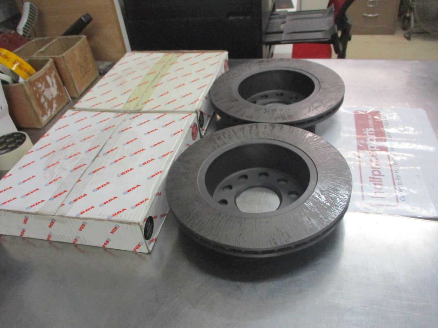 RDA Rear Disc Brake Rotor (Pair) Standard Suits Audi A6 Quattro New Part