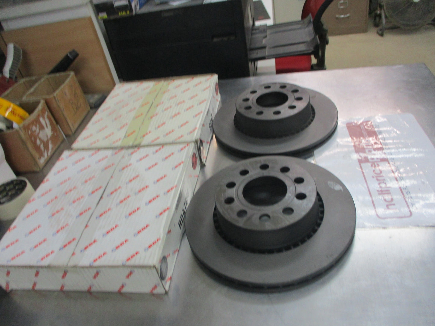 RDA Rear Disc Brake Rotor (Pair) Standard Suits Audi A6 Quattro New Part