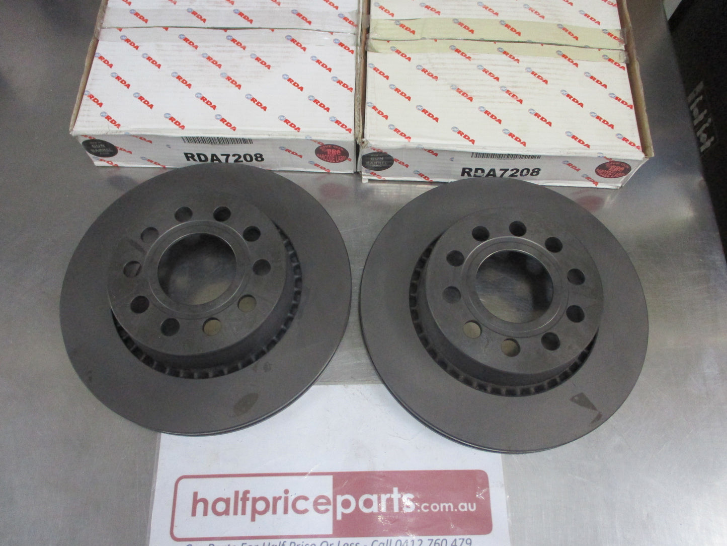 RDA Rear Disc Brake Rotor (Pair) Standard Suits Audi A6 Quattro New Part