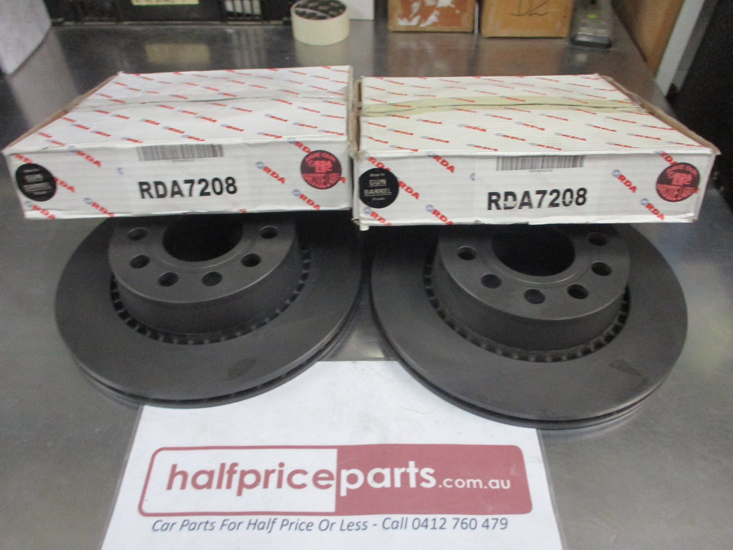 RDA Rear Disc Brake Rotor (Pair) Standard Suits Audi A6 Quattro New Part