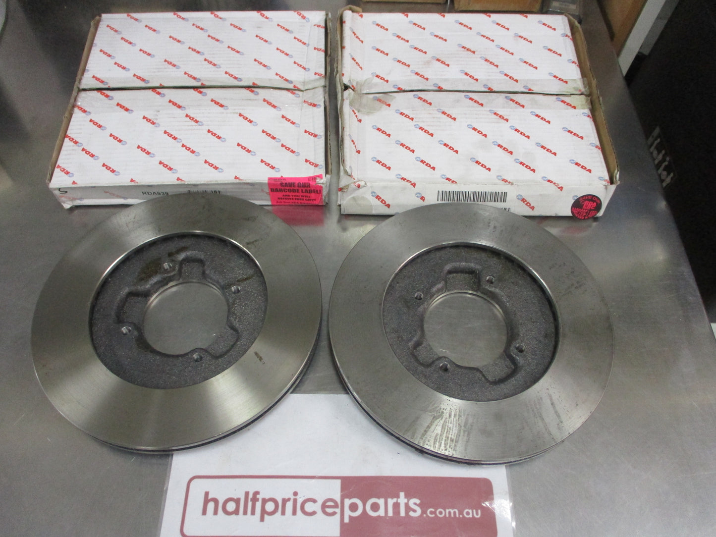 RDA Front Disc Rotor (Pair) Standard Suits Ford Econovan/Mazda E-Series New Part