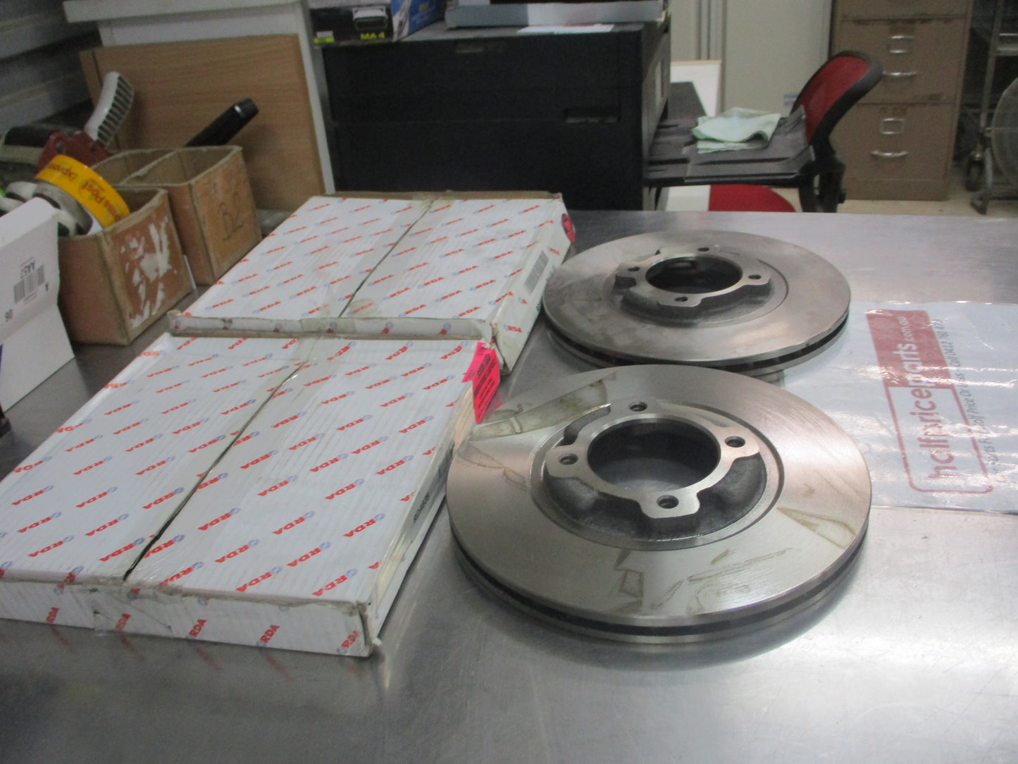 RDA Front Disc Rotor (Pair) Standard Suits Ford Econovan/Mazda E-Series New Part