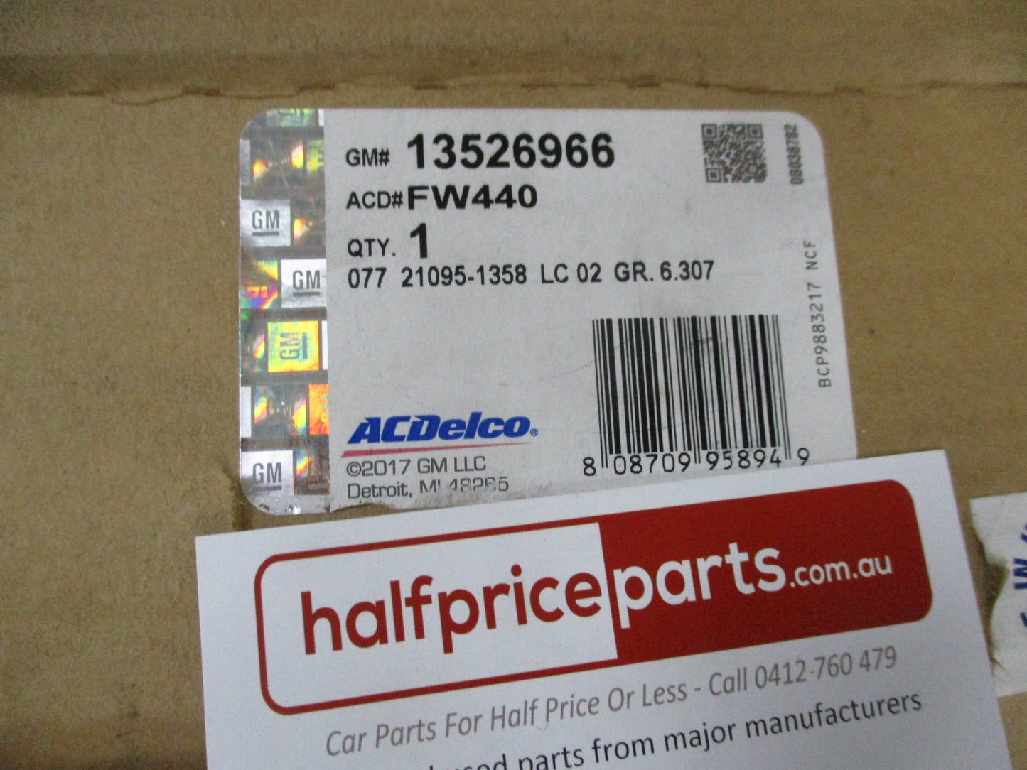 Holden Commodore ZB Genuine Front Wheel Hub Bearing Assembly New Part