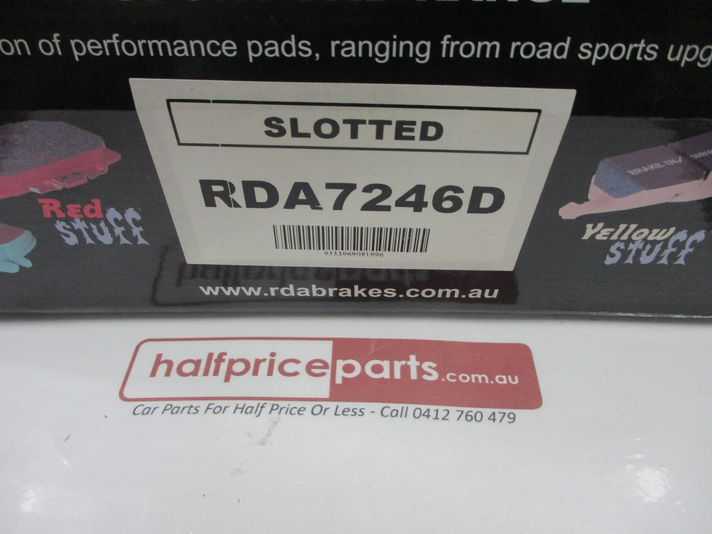 RDA Front Disc Rotors (Pair) Slotted-Dimpled Suits Kia Sorento New Part