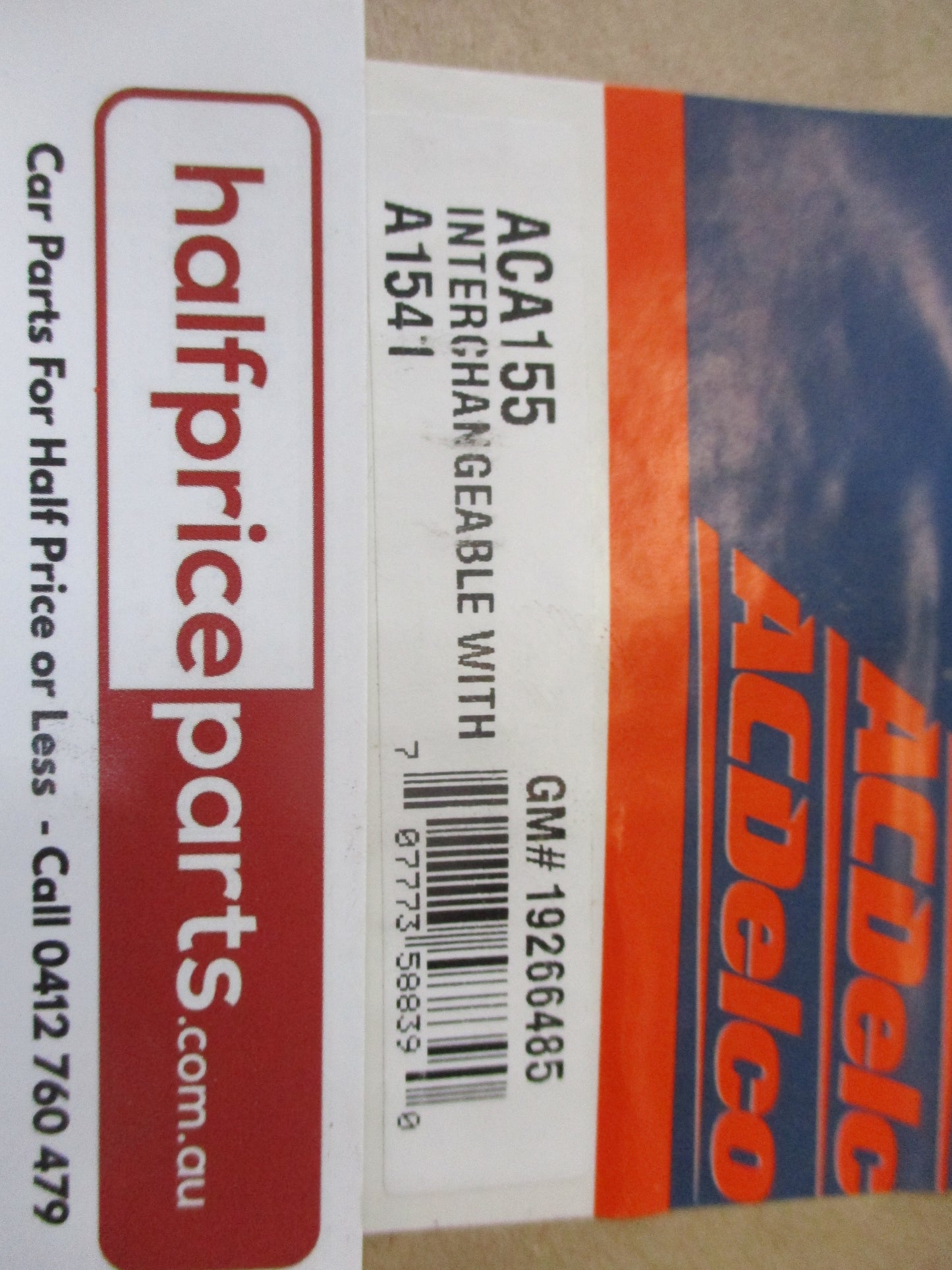 ACDelco Engine Air Filter Suits Toyota Hilux/Ford PJ-PK/Mazda BT-50 UN / B2500 New Part