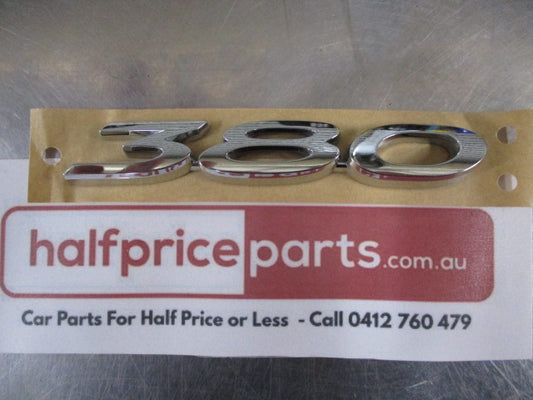 Mitsubishi 380 Genuine 380 Chrome Boot Emblem New Part