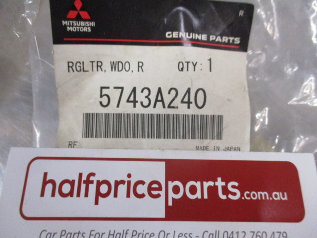 Mitsubishi Outlander Genuine Right Hand (Drivers) Rear Window Regulator New Part