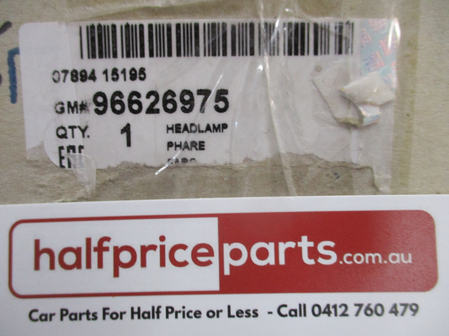 Holden Captiva CG Genuine Left Hand Front Head Light Assembly New Part