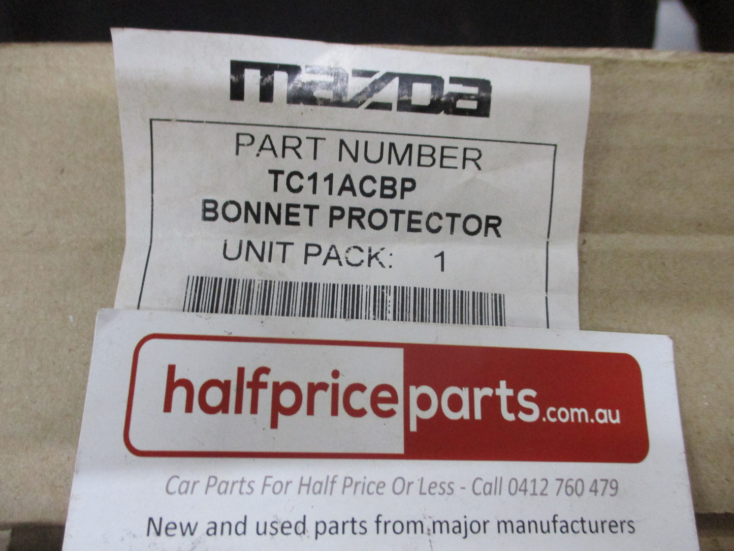 Mazda CX-9 TC Genuine Clear Bonnet Protector Kit New Part