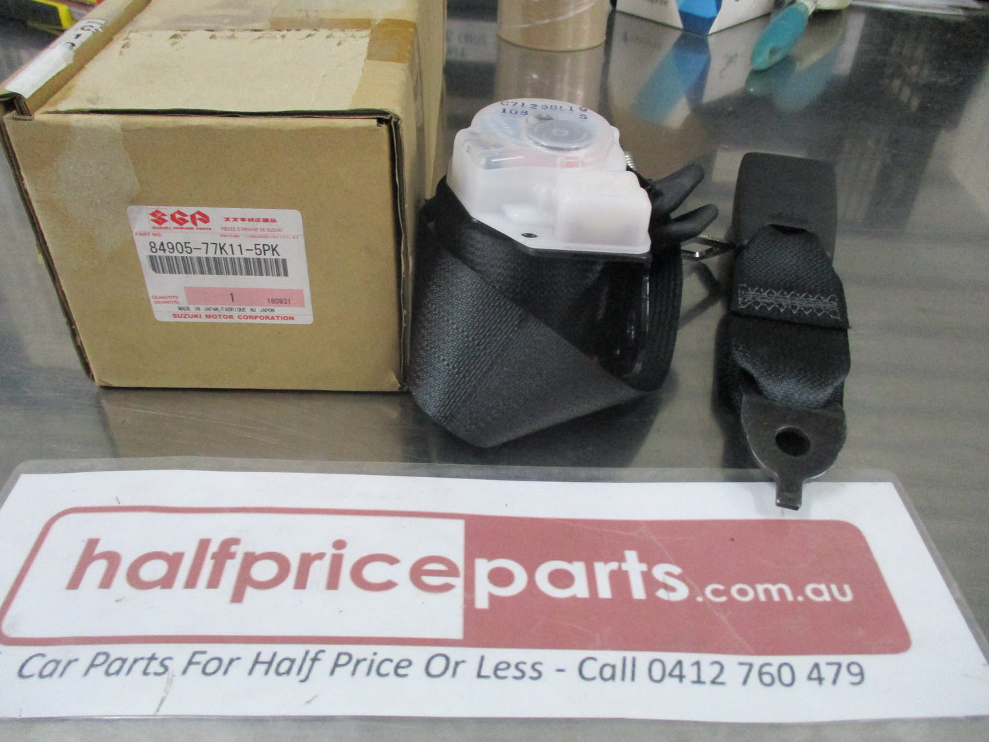 Suzuki Grand Vitara Genuine Rear Left Hand Seat Belt Assembly New Part