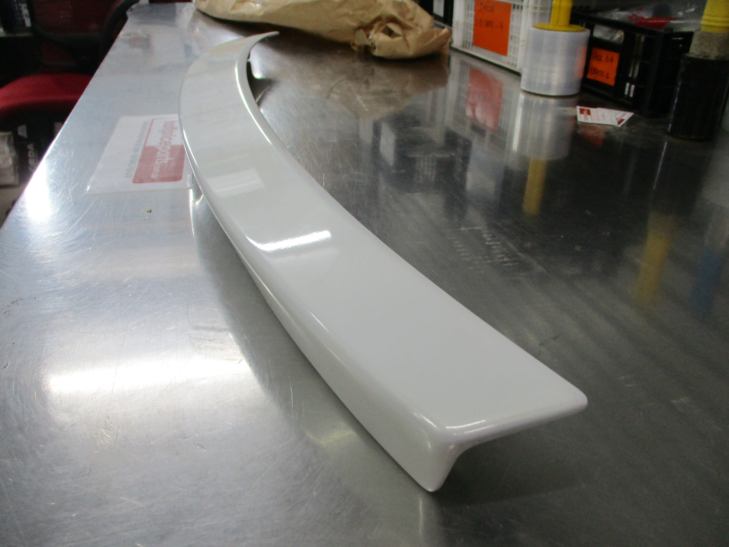 Mazda 3 BK Sedan Genuine Rear Boot Spoiler (Factory White) New Part