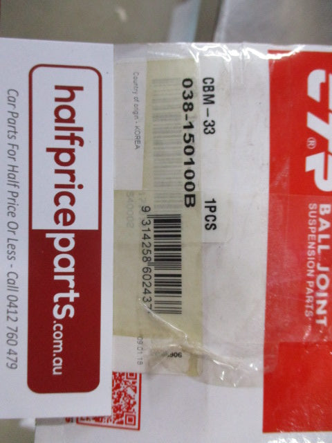 CTR Genuine Front Lower Ball Joint Suits Mitsubishi Triton/Pajero New Part