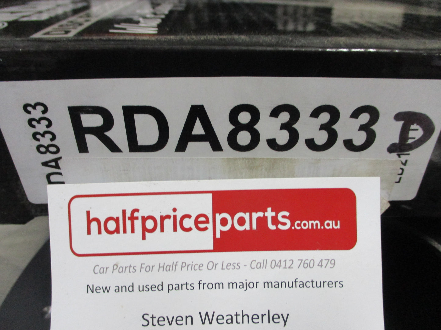 RDA Rear Disc Brake rotors (Pair) Slotted-Dimpled Suits Holden Malibu New Part