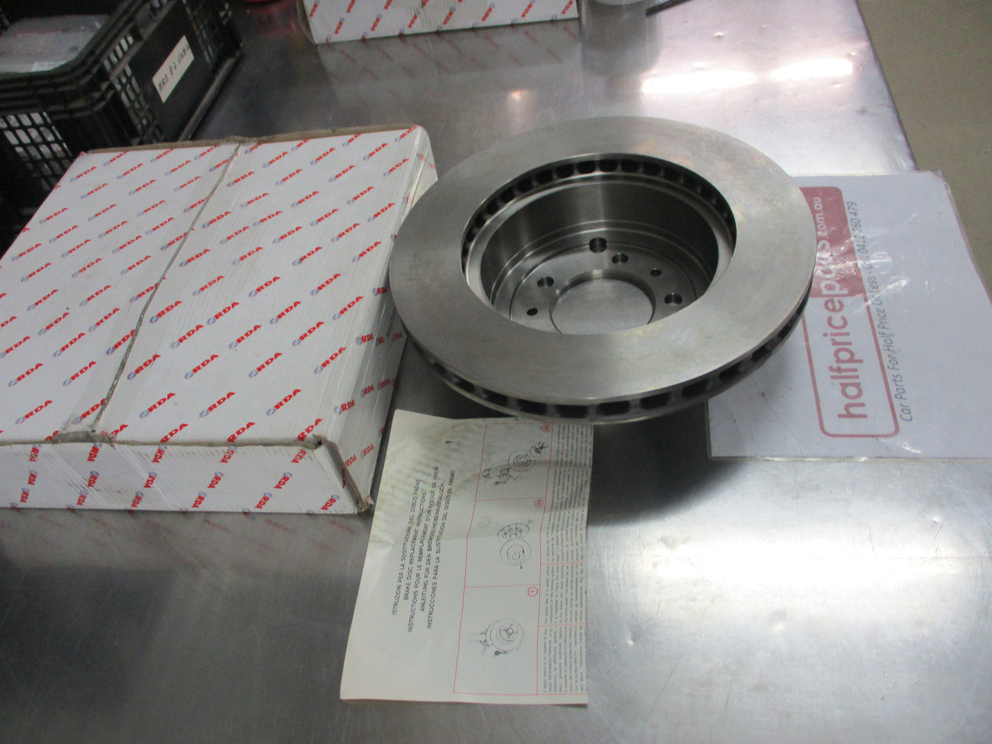 RDA Rear Disc Rotors (Single) Standard Vented Suits De Tomaso Pantera New Part