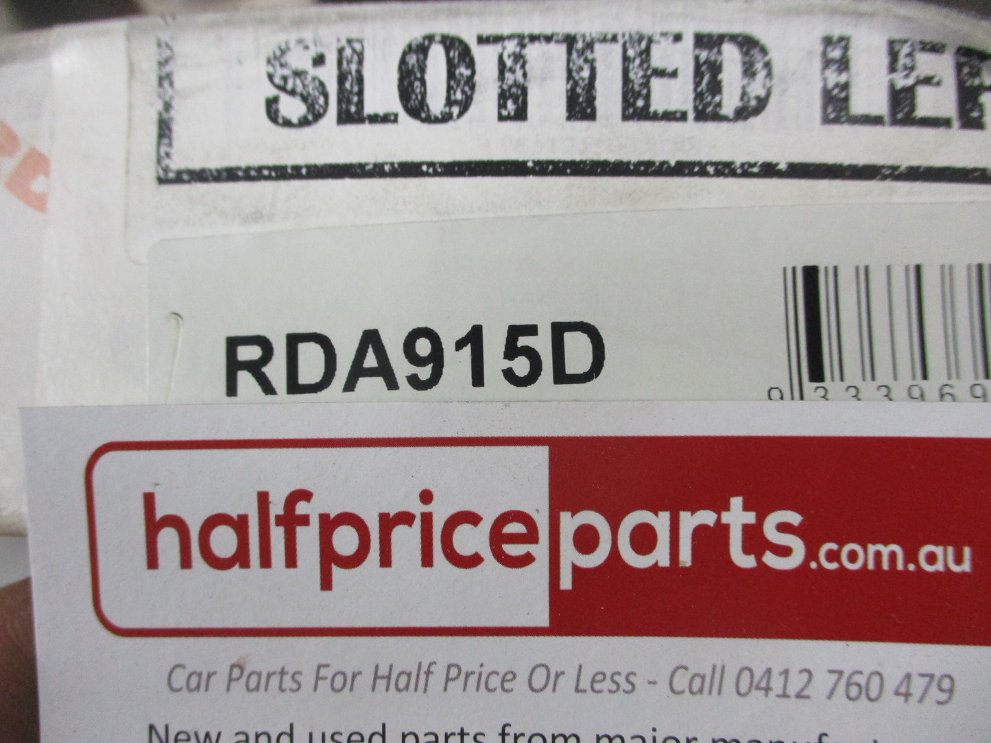 RDA Rear Disc Brake Rotors (Pair) Slotted-Dimpled Suits Nissan Maxima New Part