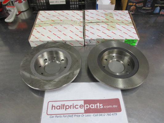RDA Rear Disc Rotors (Pair) Standard Suits Kia Credos/Carens New Part