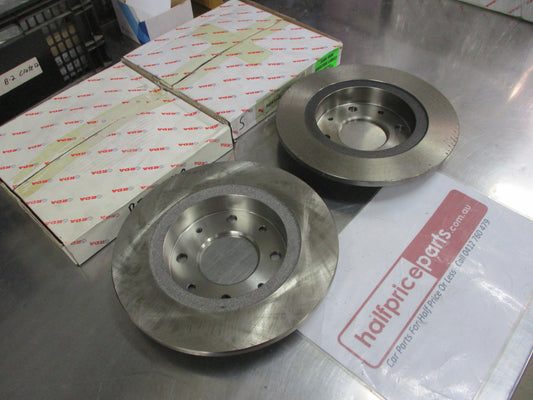 RDA Rear Disc Rotors (Pair) Standard Suits Kia Credos/Carens New Part