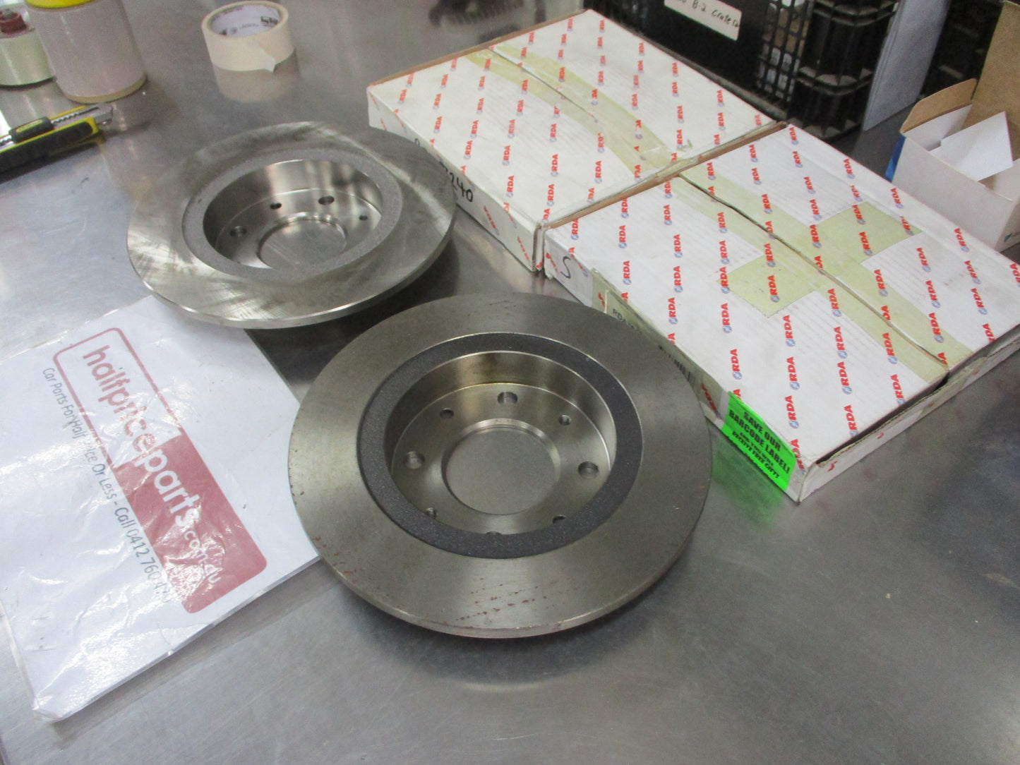 RDA Rear Disc Rotors (Pair) Standard Suits Kia Credos/Carens New Part