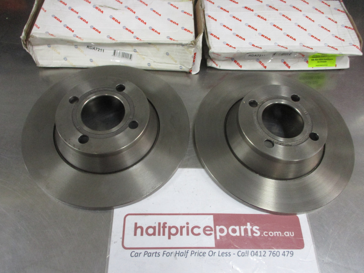 RDA Front Disc Rotors (Pair) Standard Suits Audi 80 Quattro New Part