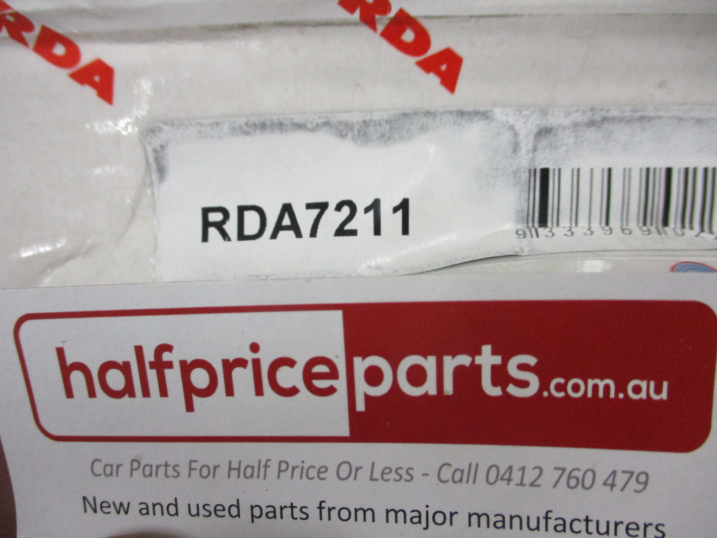 RDA Front Disc Rotors (Pair) Standard Suits Audi 80 Quattro New Part