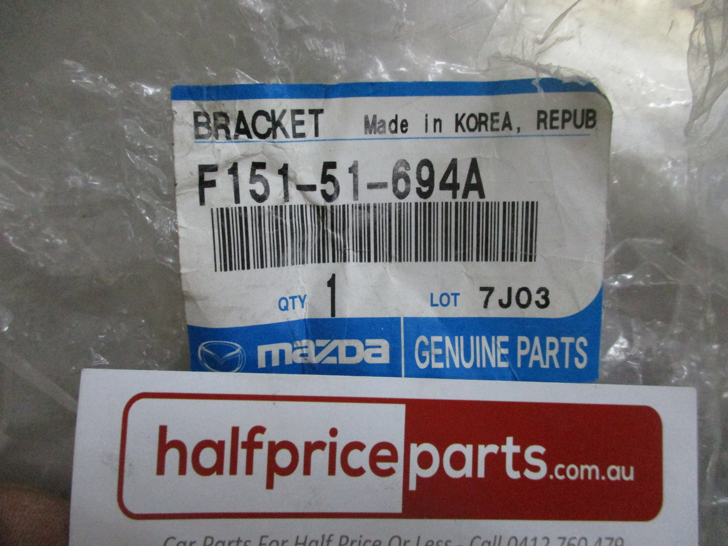 Mazda RX-8 Genuine Left Hand Front Fog Light Bracket New Part