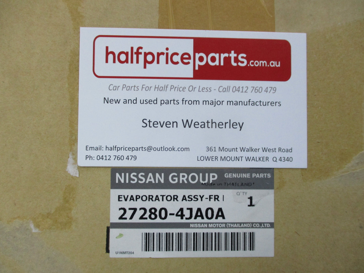 Nissan Navara D23/NP300 Genuine Air Conditioner Evaporator Cooling Coil New Part
