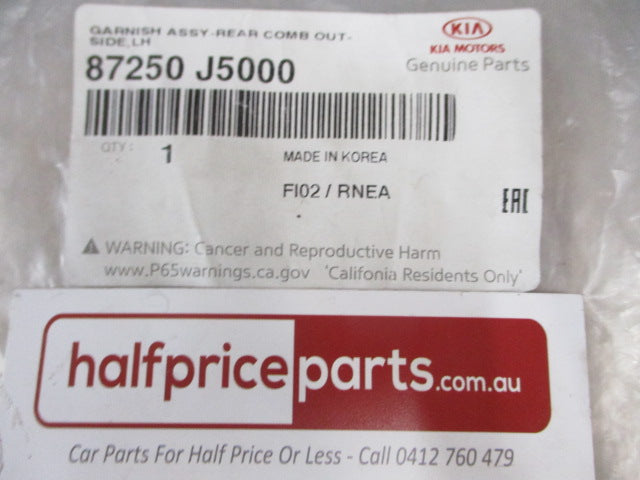 Kia Stinger Genuine Right Hand Rear Out Side Garnish Assembly New Part