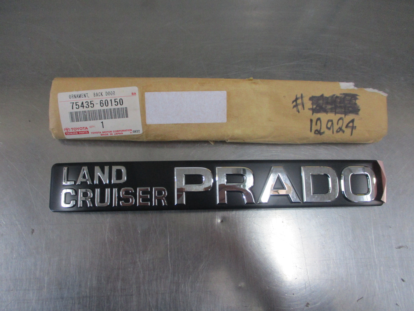 Toyota Landcruiser Prado 150 Genuine Rear Door Emblem New Part