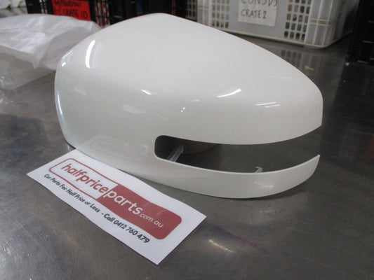 Mitsubishi Lancer Genuine Left Hand Front Mirror Scalp (Factory White) New Part