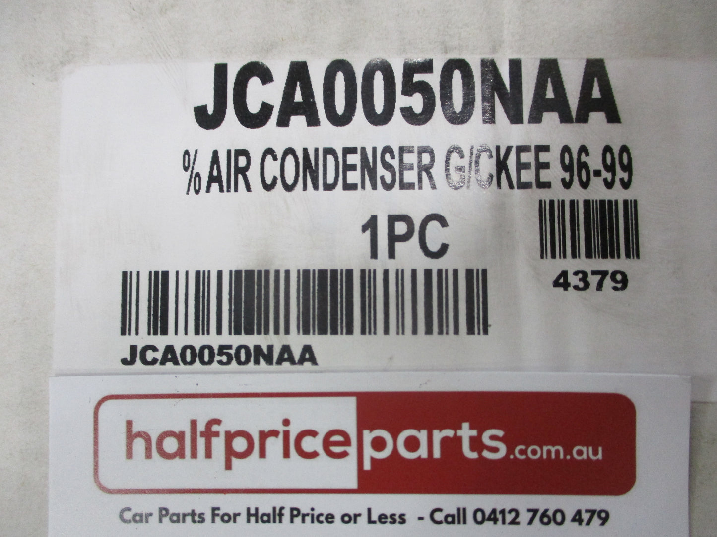 Sixty Nine Jeep Grand Cherokee ZG Air Condenser Radiator New Part.