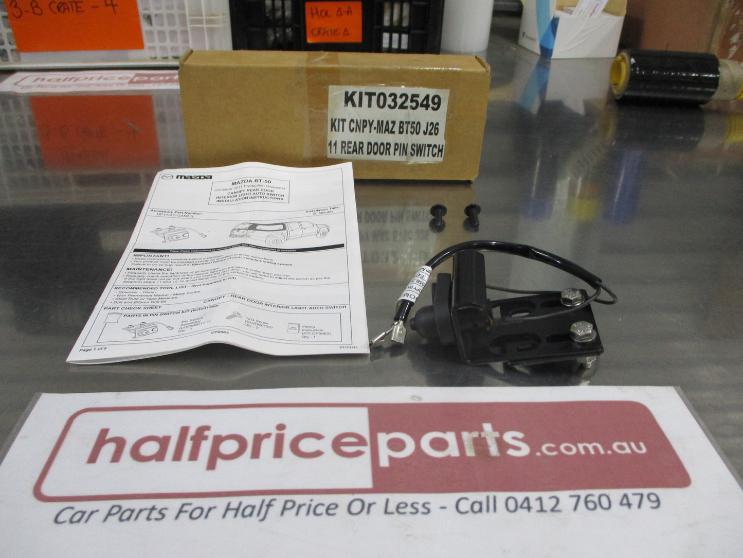 Mazda BT-50 Genuine Canopy Rear Door Interior Light Auto Switch New Part