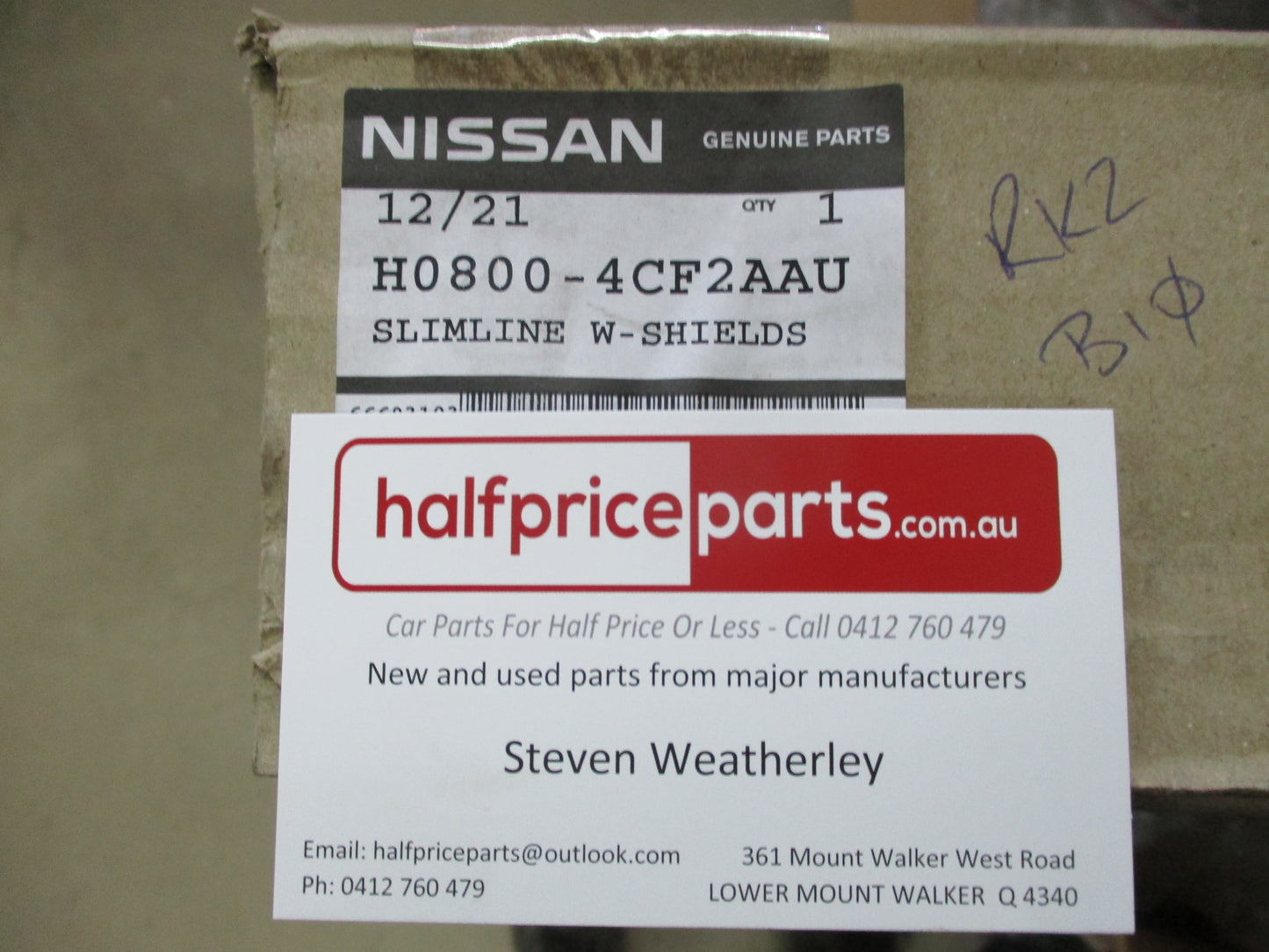 Nissan X-Trail T32 Genuine Slimline Weathershield Kit New Part